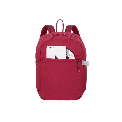 Hátizsák, kis méret, tablet tartóval (10,5"), 6L, RIVACASE "5422 Aviva Urban", piros