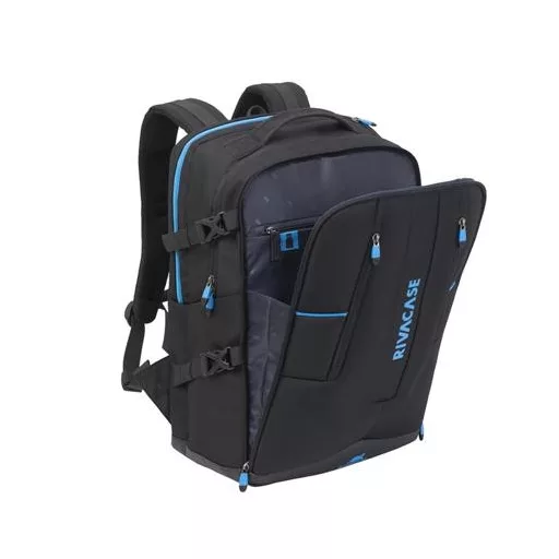 Notebook hátizsák, gaming eszközökhöz, 17,3", RIVACASE "Borneo 7860", fekete