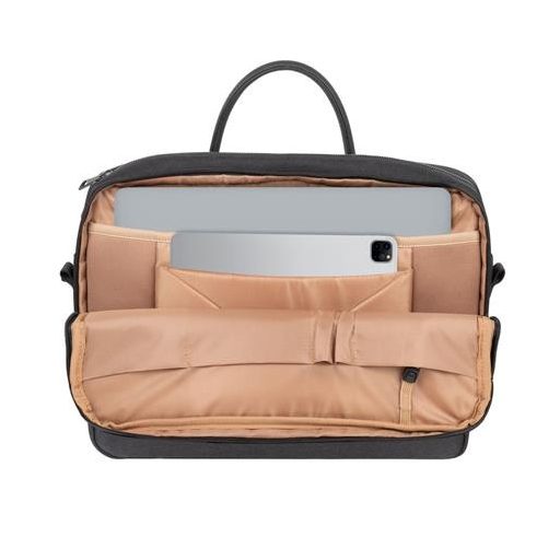 Notebook táska, 15,6" RIVACASE "Clark ECO 8134", fekete