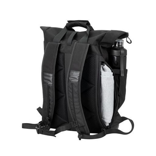 Notebook hátizsák, 15,6", rolltop, 25L, RIVACASE "5321 Dijon", fekete