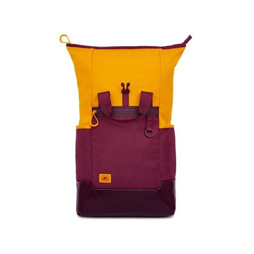 Notebook hátizsák, 15,6", rolltop, 25L, RIVACASE "5321 Dijon", bordó