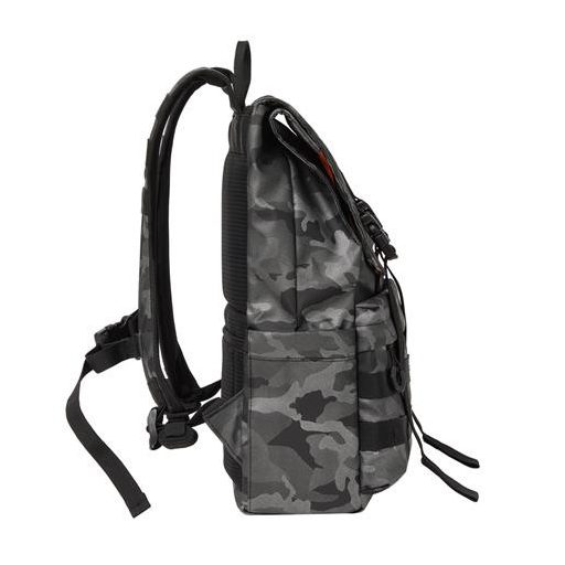 Notebook hátizsák, 15,6", rolltop, 15L, RIVACASE "7621 Sherwood", szürke-terepminta