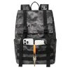 Notebook hátizsák, 15,6", rolltop, 15L, RIVACASE "7621 Sherwood", szürke-terepminta