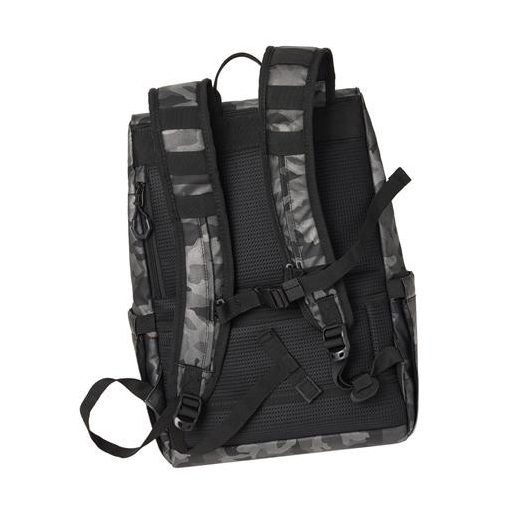 Notebook hátizsák, 15,6", rolltop, 15L, RIVACASE "7621 Sherwood", szürke-terepminta