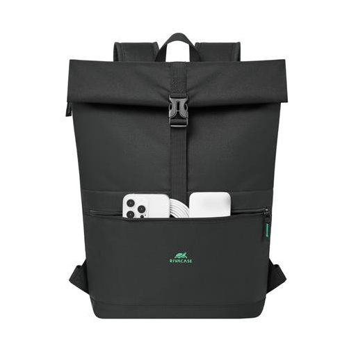 Notebook hátizsák, 15,6", rolltop, 15L, RIVACASE "Gremio 5567", fekete