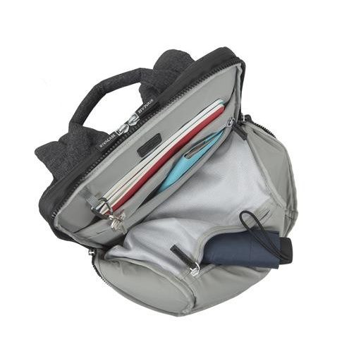 Notebook hátizsák, 15,6", MacBook Pro és Ultrabook, RIVACASE "Lantau 8861", sötétszürke