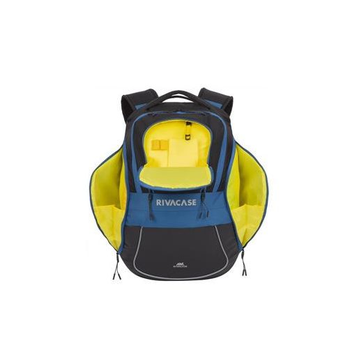 Notebook hátizsák, 15,6", 20L, RIVACASE "5225 Mercantour", fekete-kék