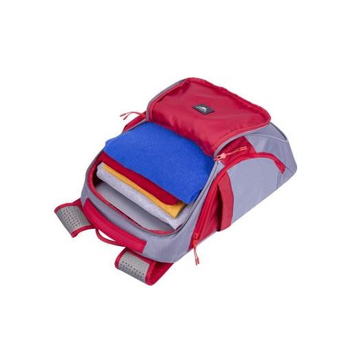 Notebook hátizsák, 15,6", 20L, RIVACASE "5225 Mercantour", szürke-piros