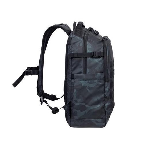 Notebook hátizsák, 15,6", 28L, RIVACASE "7631 Sherwood Navy Camo", fekete-terepminta