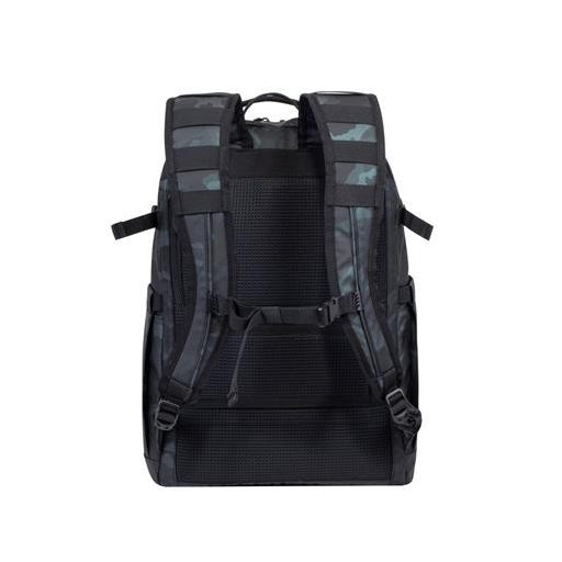 Notebook hátizsák, 15,6", 28L, RIVACASE "7631 Sherwood Navy Camo", fekete-terepminta