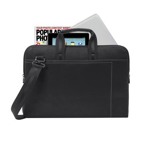 Notebook táska, slim, 15,6", RIVACASE "Orly 8930" fekete