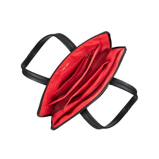 Notebook táska, női, 14", RIVACASE "Orly 8992", fekete