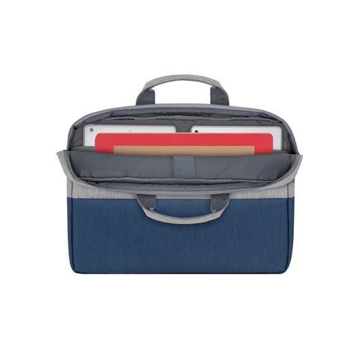 Notebook táska, 15,6", RIVACASE "Prater 7532", szürke-kék