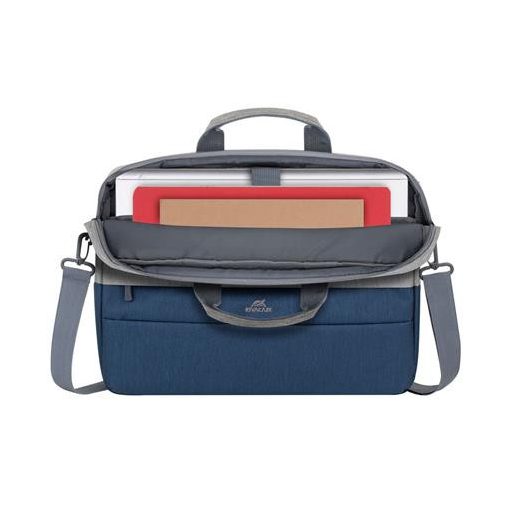 Notebook táska, 15,6", RIVACASE "Prater 7532", szürke-kék