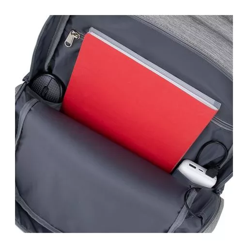 Notebook hátizsák, 17,3", RIVACASE "Prater 7567", szürke-kék