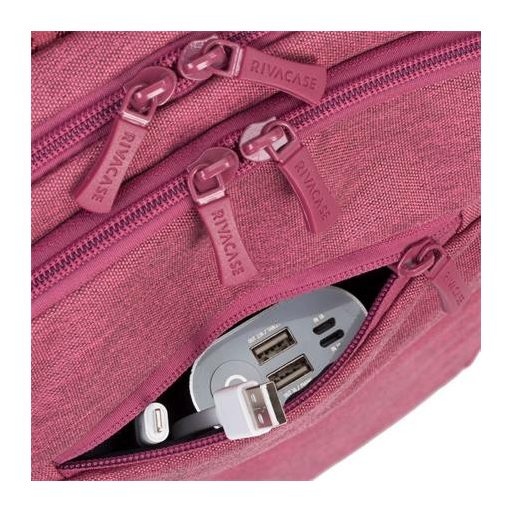 Notebook hátizsák, 15,6", RIVACASE "Suzuka 7760", piros