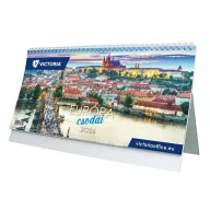   Naptár, asztali, álló, VICTORIA OFFICE "Európa Csodái" (2027 évi)