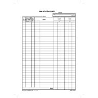   Nyomtatvány, napi pénztárjelentés, 25x4, A4, VICTORIA PAPER "B.13-25", 10 tömb/csomag