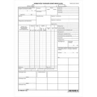   Nyomtatvány, nemzetközi tehergépjármű menetlevél, A3, VICTORIA PAPER "B.7300-237"