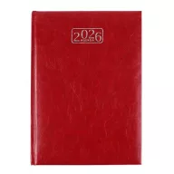   Naptár, tervező, A5, napi, VICTORIA OFFICE "Chrono", bordó (2027 évi)