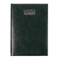   Naptár, tervező, A5, napi, VICTORIA OFFICE "Chrono", zöld (2027 évi)