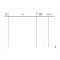   Nyomtatvány, emelőgépnapló, 25 lap, A5, VICTORIA PAPER, 20 tömb/csomag