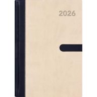   Naptár, tervező, A5, heti, DAYLINER "Winner", bézs