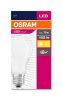 LED izzó, E27, gömb, A60, 10W, 1055lm, 2700K (MF), OSRAM "Value"