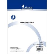 Önátírótömb, A4, 50x2 lap, VICTORIA PAPER