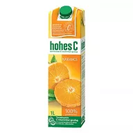 Gyümölcslé HOHES C Classic narancs 100%-os 1L /12/