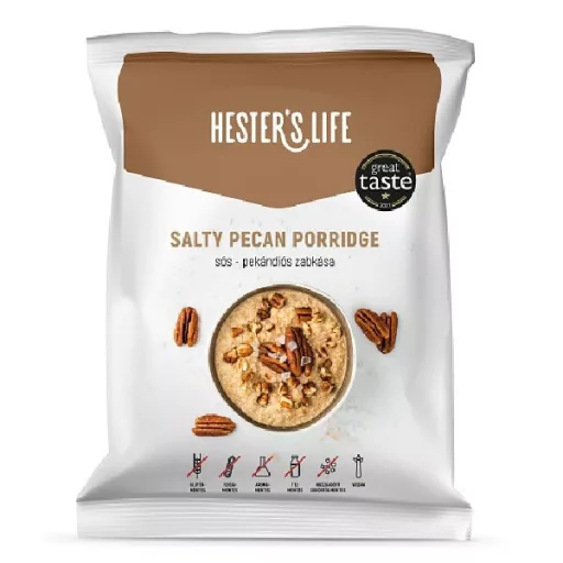 Zabkása HESTER'S Salty Pecan sós-pekándiós 50g /20/