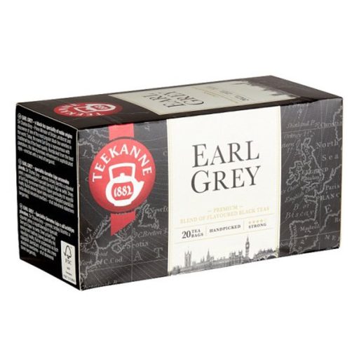 Fekete tea TEEKANNE Earl Grey filteres 20*1,65g /12/