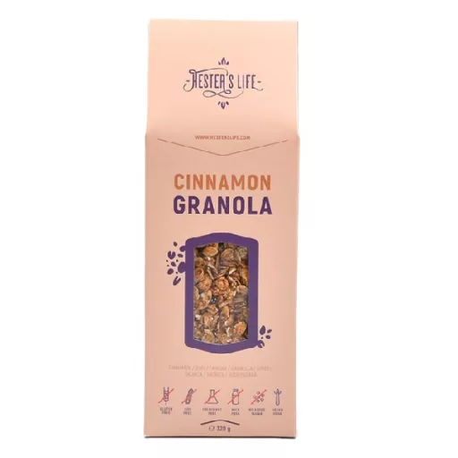 Granola HESTER'S Cinnamon fahéjas 320 g