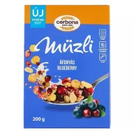 Müzli CERBONA áfonyás dobozos 200g /10/