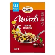 Müzli CERBONA meggyes dobozos 200g /10/