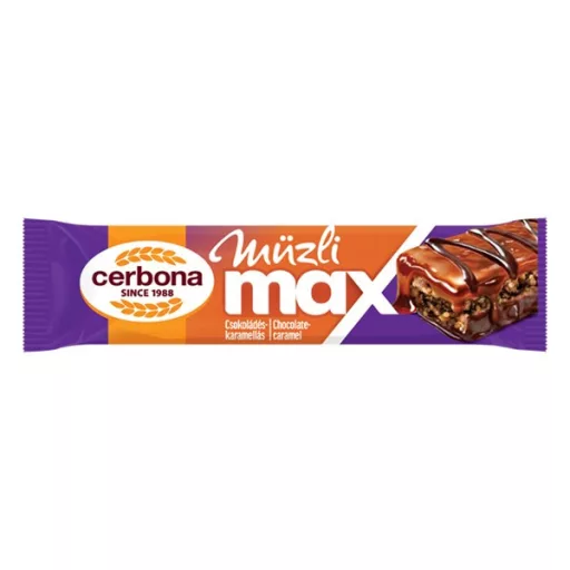 Müzliszelet CERBONA MAX epres-csokis 30g /20/