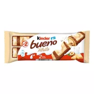 Csokoládé KINDER Bueno White fehércsokoládés 39g /30/