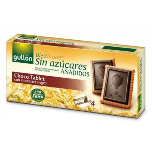 Keksz GULLON Choco Tablet cukormentes 150 g