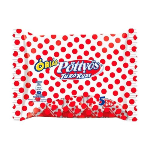 Tejdesszert Pöttyös Óriás Rudi 5x51g étbevonóval