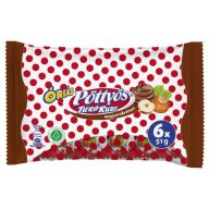 Tejdesszert Pöttyös óriás Rudi 6*51g mogyorókrémes