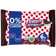 Tejdesszert Pöttyös Rudi 0% Brownie ízű 6*35g