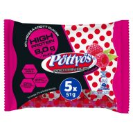 Tejdesszert Pöttyös Rudi 5*51g Proteines Málnás