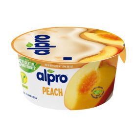 Joghurt ALPRO Őszibarackos szójagurt, 150g