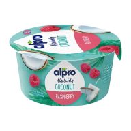 Növényi joghurt ALPRO kókuszgurt málnás 120g /6/