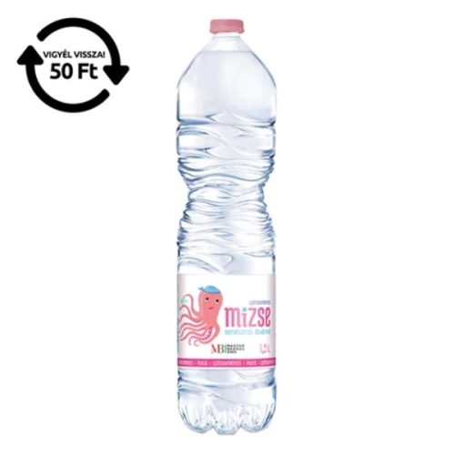 Ásványvíz MIZSE szénsavmentes 1.5 L (+DRS)