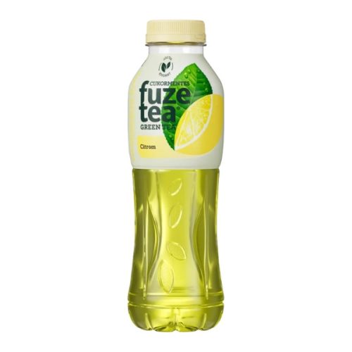 Üdítőital FUZETEA Citrom Zöldtea Cukormentes 0,5 L (DRS)