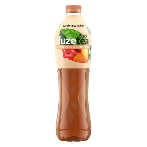 Üdítőital FUZETEA Barack-Hibiszkusz Feketetea 1,5 L (DRS)