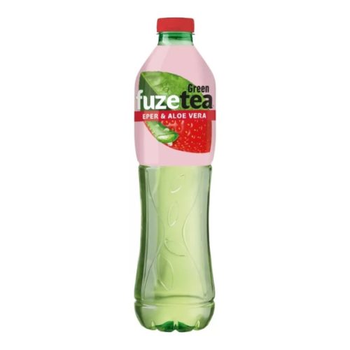 Üdítőital FUZETEA Eper-Aloevera Zöldtea 1,5 L (DRS)