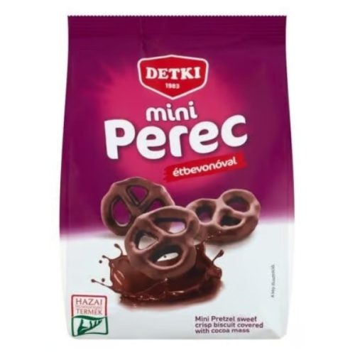 Keksz DETKI Mini perec omlós kakaós étbevonóval 160g