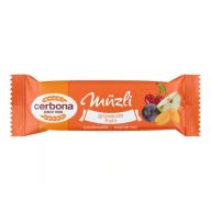 Müzliszelet CERBONA gyümölcsös 20g